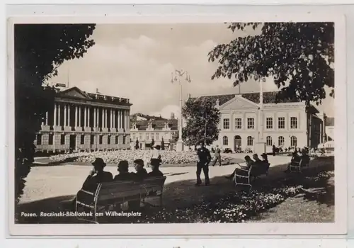 POSEN - POSEN / POZNAN, Raczinski Bibliothek am Wilhelmplatz, Verlag Heinrich Hoffmann # Pos. 36