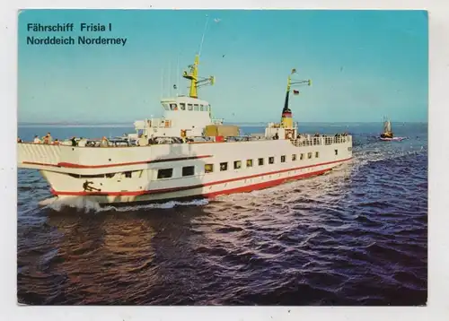 FÄHRE / Ferry / Traversier, FRISIA I, Norddeich Norderney, kl. Druckstelle