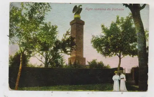 L 5680 DALHEIM, Denkmal der römische Adler, 1925, Verlag Bellwald