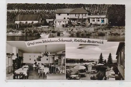 5400 KOBLENZ - METTERNICH, Weinhaus Schwab, 1962