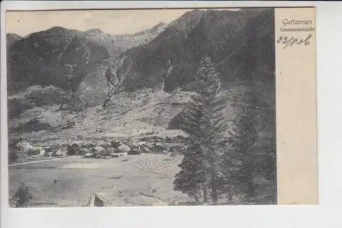 CH 3864 GUTTANNEN, Ortsansicht 1906