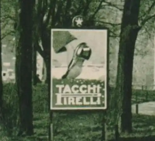 I 20000 MILANO / MAILAND, Castello Sforzesco, Werbung TACCHI PIRELLI / Schuhe - Absätze, 1930