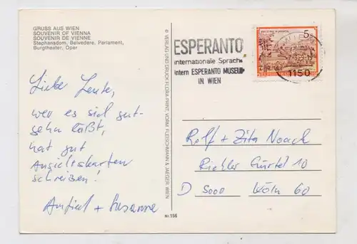 ESPERANTO - Maschinenstempel ESPERANTO Museum Wien
