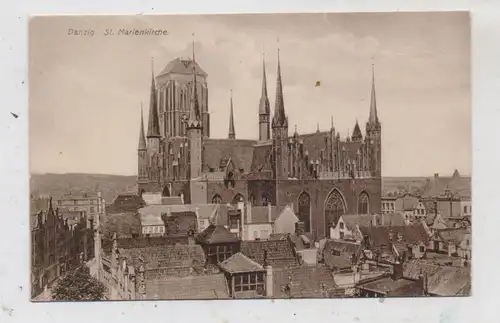 DANZIG - Marienkirche, 1924