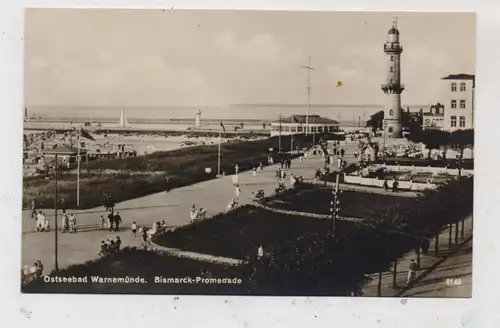 0-2500 ROSTOCK - WARNEMÜNDE, Bismarck Promenade