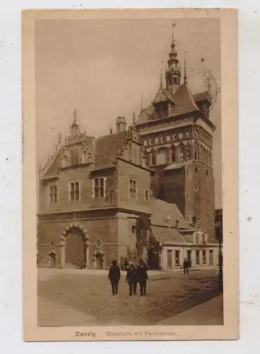 DANZIG - Stockturm mit Peinkammer, 1922