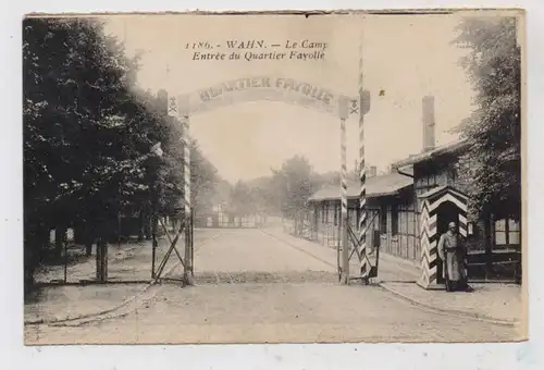 5000 KÖLN - WAHN, Kaserne / Quartier Fyollem Eingang Wache, 1929, französische Besatzungszeit
