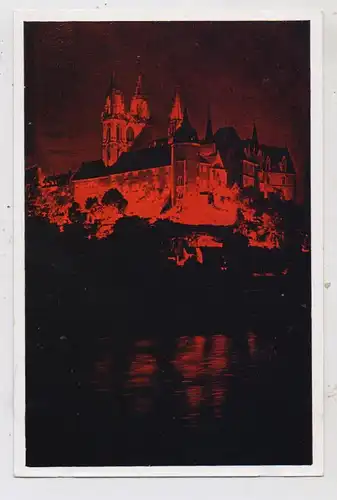 0-8250 MEISSEN, Burgbeleuchtung, Verlag Rothe