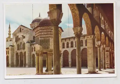 SYRIA - DAMAS / DAMASKUS, Omaijadenmosche / Mosque, uvachrom, ca. 1930