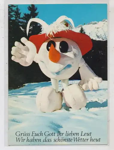 OLYMPIA 1976 INNSBRUCK, Olympia - Maskottchen SCHNEEMANDL
