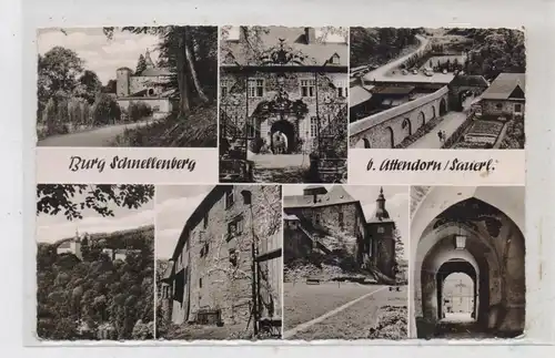 5952 ATTENDORN, Burg Schnellenberg, 7 Ansichten, Verlag Otto