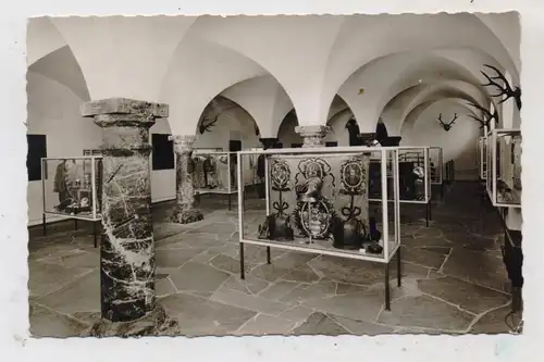 5952 ATTENDORN, Burg Schnellenberg, Ausstellungsraum, 1961