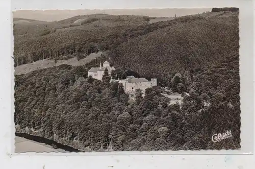 5952 ATTENDORN, Burg Schnellenberg, Luftaufnahme, 1952