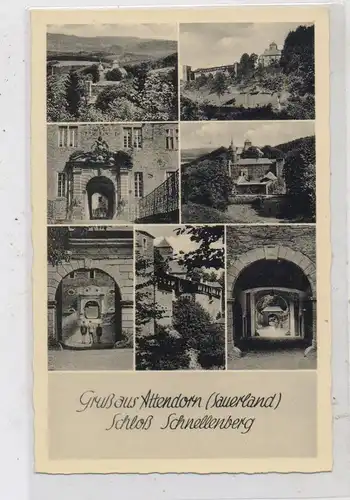 5952 ATTENDORN, Burg Schnellenberg, 7 Ansichten, Verlag Rottmann