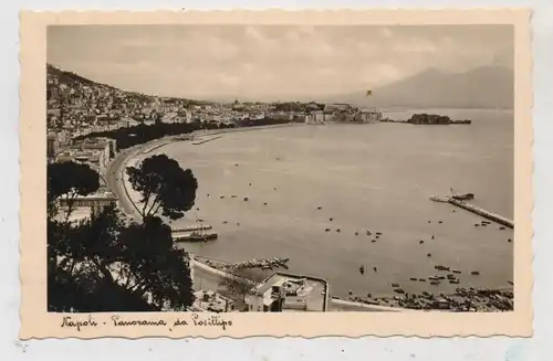 I 80100 NAPOLI / NEAPEL, Panorama da Posilippo, 1938