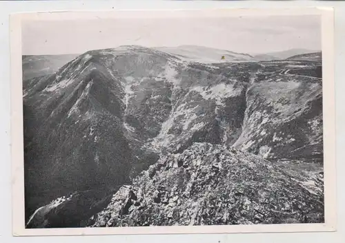 BÖHMEN & MÄHREN - SPINDLERMÜHLE / SPINDLERUV MLYN, Blick zum Brunnberg, Nachkriegskarte