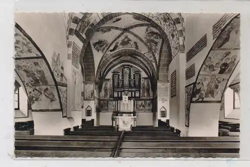 5270 GUMMERSBACH - LIEBERHAUSEN, Bunte Kerk, Innenansicht, Kirchenorgel, 1959