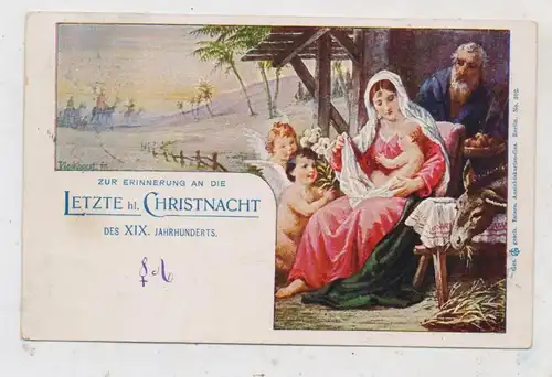 KRIPPE / Crip / Culla, Letzte Christnacht des XIX. Jahrhunderts, Österr.. Frankatur