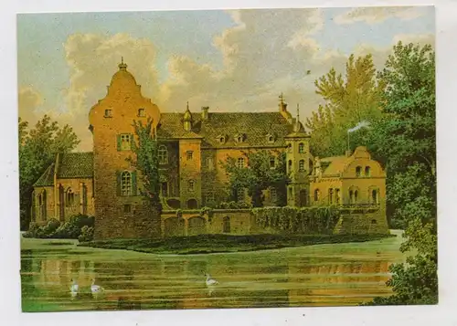 5014 KERPEN - BLATZHEIM, Burg Bergerhausen, Künstler-Karte