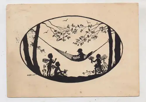 ZWERGE / Gnome / Dwarfs / Nani, und Elfen, Schattenbild 1937