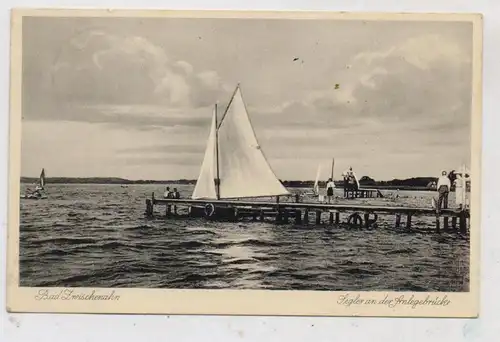 2903 BAD ZWISCHENAHN, Segelboot am Anleger, 1938