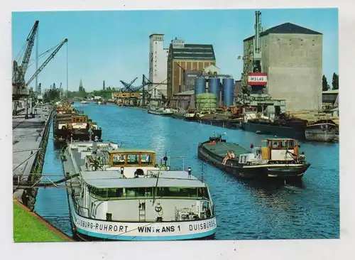 BINNENSCHIFFE - FRACHT, "WINTRANS 1" und weitere Frachtschiffe im Hafen Hamm