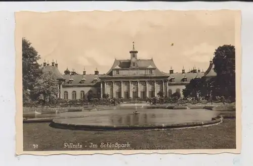 0-8000 DRESDEN - PILLNITZ, Schloßpark, 1931