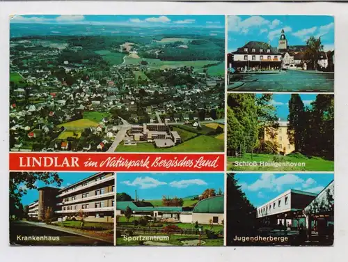 5253 LINDLAR, Mehrbild-AK