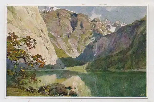 8240 BERCHTESGADEN, Obersee, Künstler - Karte E.Harrison Compton