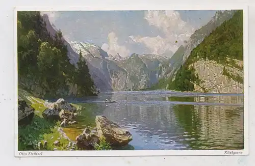8240 BERCHTESGADEN, Blick vom Malerwinkel, Künstler - Karte Otto Strützel