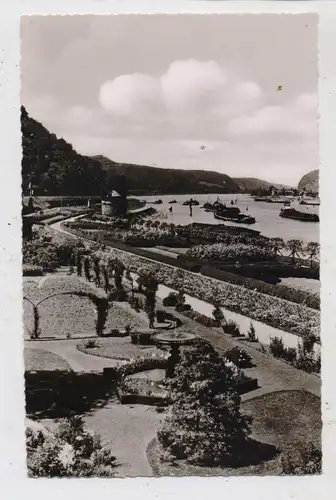 5470 ANDERNACH, Rheinanlagen, Alter Kran, 50er Jahre