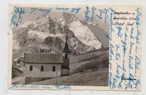A 6450 SÖLDEN - HOCHSÖLDEN, Bergkirchlein