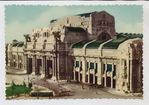 I 20000 MILANO / MAILAND, Stazione Centrale / Hauptbahnhof / Main Station / La Gare central, Tram