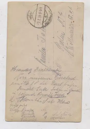 OSTPREUSSEN - HENNDORF / NEU WISCHTEGGEN - PRIWOLNOJE, 1. Weltkrieg, Photo AK 1918
