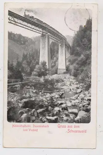 EISENBAHN  / Railway - Höllentalbahn, Ravennaviadukt, 1906