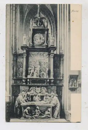 6500 MAINZ, Dom, Grablegung Christi, 1908