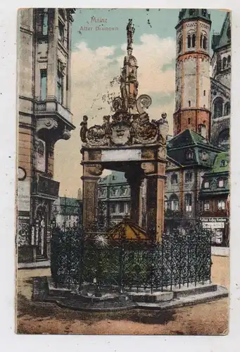 6500 MAINZ, Alter Brunnen, 1921