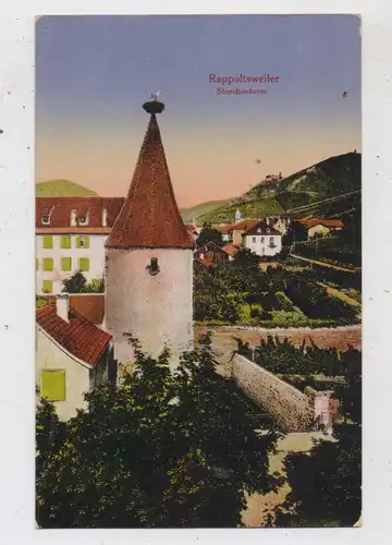 F 68150 RIBEAUVILLE / RAPPOLTSWEILER, Storchenturm, 1919