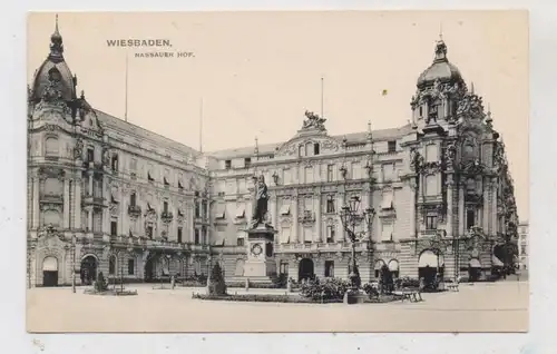 6200 WIESBADEN, Hotel Nassauer Hof, Verlag Jacob Levi, 1906