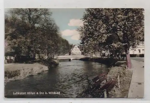 7545 HÖFEN an der Enz, Enzpartie an der Brücke