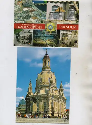 0-8000 DRESDEN, Frauenkirche, Sammlung von 36 AK aus den letzten 120 Jahren incl. Neuaufbau, 3D....