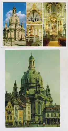 0-8000 DRESDEN, Frauenkirche, Sammlung von 36 AK aus den letzten 120 Jahren incl. Neuaufbau, 3D....