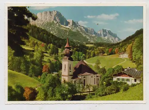 8240 BERCHTESGADEN - MARIA GERN, Ortsansicht mit Untersberg