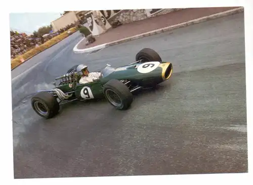 RACING - FORMULA 1, DENIS HULME, Brabham Repco, Monte-Carlo 1967