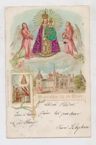 BÖHMEN & MÄHREN - PRIBRAM, Präge Lithographie, 1902