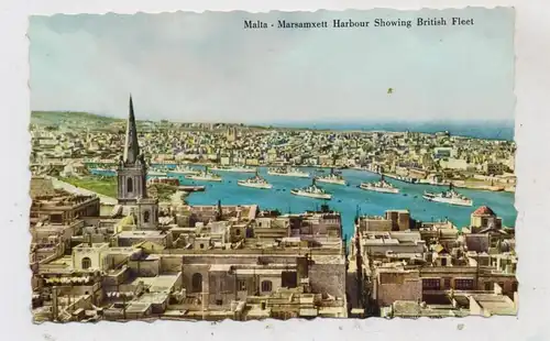 MALTA - Marxamsett Harbour, British Fleet