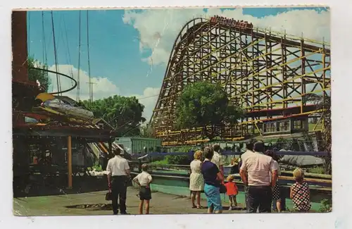 KIRMES / Fun Fair / Kermes / Fete Forine / Luna Park, Dorney Park, Allentown, rücks. fleckig
