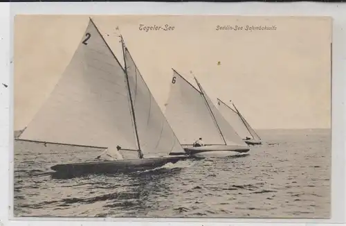 1000 BERLIN - SCHMÖCKWITZ, Tegeler See / Seddin-See Schmöckwitz, Segelregatta, Verlag O'Brien