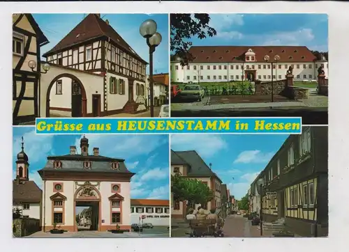 6056 HEUSENSTAMM, Mehrbild - AK