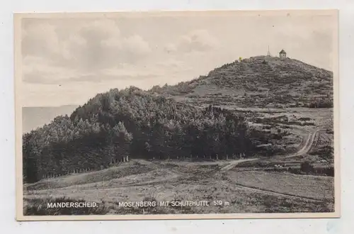 5562 MANDERSCHEID, Mosenberg und Schutzhütte, Verlag: von Recklinghausen